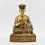 Hand Made Gold Gilded Copper Alloy and Hand Painted Face 10.75" The 5th Karmapa - Deshin Shekpa Statue