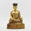 Hand Made Gold Gilded Copper Alloy and Hand Painted Face 10.75" The 8th Karmapa - Mikyö Dorje Statue