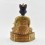 Hand Made Gold Gilded Copper Alloy and Hand Painted Face 10.75" The 8th Karmapa - Mikyö Dorje Statue