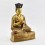 Hand Made Gold Gilded Copper Alloy and Hand Painted Face 10.5" The 10th Karmapa - Chöying Dorje Statue