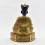 Hand Made Gold Gilded Copper Alloy and Hand Painted Face 11" The 11th Karmapa - Yeshe Dorje Statue