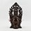 Fine Quality Tibetan Ritual  Copper Alloy in Oxidation Finish 13.25" Maitreya  Buddha Statue