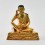 Fine Quality Copper Alloy Gold Plated 3.75" Guru Milarepa Statue