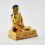 Fine Quality Copper Alloy Gold Plated 3.75" Guru Milarepa Statue