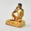 Fine Quality Copper Alloy Gold Plated 3.75" Guru Milarepa Statue