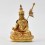 Fine Quality Copper Alloy Gold Plated  4.25" Guru Rinpoche / Padmasambhava Statue