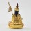 Fine Quality Copper Alloy Gold Plated  4.25" Guru Rinpoche / Padmasambhava Statue