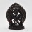 Hand Made  Copper Alloy in Oxidation Finish 8.5" Meghsambara / Vajrabhairaba Statue