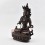 Hand Made Copper Alloy in Oxidation Finish 13" Vajrasattva / Dorjesempa Statue