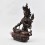 Hand Made Copper Alloy in Oxidation Finish 13.25" White Tara / Dholkar Statue