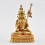 Fine Quality Copper Alloy with Gold Plated and Hand Painted Face 4.25" Pema Jungne Statue