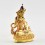 Hand Made Copper Alloy with Gold Plated and Hand Painted Face 4.25" Vajrasattva / Dorje Sempa Statue