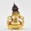 Hand Made Copper Alloy with Gold Plated and Hand Painted Face 4.25" Vajrasattva / Dorje Sempa Statue