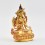 Fine Quality Copper Alloy with Gold Plated and Hand Painted Face 4.25" Chenrezig / Four Armed Avalokiteshvara Statue