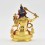 Fine Quality Copper Alloy with Gold Plated and Hand Painted Face 4.5" Manjushri / Jambiyang Statue