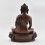 Hand Made  Copper Alloy in Oxidation Finish 10.75" Shakyamuni Buddha / Tomba Statue