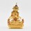 Fine Quality Copper Alloy with Gold Plated and Hand Painted Face 4.25" Vajradhara / Dorje Chang Statue