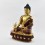 Hand Made Copper Alloy with Gold Gilded and Hand Painted Face 13.5" Medicine Buddha Menla Statue