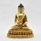 Hand Made Copper Alloy with 24 Karat Gold Gilded 8.5" Amitabha Buddha Statue