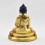 Hand Made Copper Alloy with 24 Karat Gold Gilded 8.5" Amitabha Buddha Statue