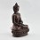 Hand Made  Copper Alloy in Oxidation Finish 8.75" Amitabha Buddha / Opame Statue