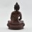 Hand Made  Copper Alloy in Oxidation Finish 8.75" Amitabha Buddha / Opame Statue