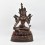 Hand Made Oxidized Copper Alloy 14" Green Tara / Dholma Statue