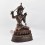 Hand Made Oxidized Copper Alloy 13.75" Manjushri / Jambiyang Statue