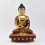 Hand Made Copper Alloy with Partly Gold Gilded 13.25" Amitabha Buddha Opame Statue