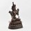 Hand Made Copper Alloy in Oxidation Finish 14" White Tara / Dholkar Statue