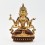 Hand Made Copper Alloy with Partly Gold Gilded and Face Painted 9" Prajnaparamita Statue