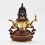 Hand Made Copper Alloy with Partly Gold Gilded and Face Painted 9" Prajnaparamita Statue