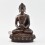 Hand Made Copper Alloy in Oxidation Finish 7.5" Amitabha Buddha Statue