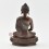 Hand Made Copper Alloy in Oxidation Finish 7.5" Amitabha Buddha Statue