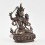 Hand Made Copper Alloy in Oxidation Finish 6.25" Manjushri / Jampelyang Statue