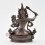 Hand Made Copper Alloy in Oxidation Finish 6.25" Manjushri / Jampelyang Statue