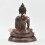 Hand Made Copper Alloy in Oxidation Finish 8.5" Shakyamuni Buddha / Tomba Statue