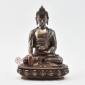 Hand Made Copper Alloy in Oxidation Finish 6.75" Sakyamuni Buddha / Tomba Statue