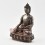 Hand Made Copper Alloy in Oxidation Finish 6.75" Sakyamuni Buddha / Tomba Statue