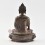 Hand Made Copper Alloy in Oxidation Finish 6.75" Sakyamuni Buddha / Tomba Statue