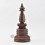 Hand Made Copper Alloy in Oxidation Finish 11.5" Kadam Style Stupa / Chorten / Chaitya