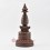 Hand Made Copper Alloy in Oxidation Finish 11.5" Kadam Style Stupa / Chorten / Chaitya