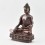 Hand Made Copper Alloy in Oxidation Finish 8.75" Shakyamuni Buddha Statue