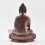 Hand Made Copper Alloy in Oxidation Finish 8.75" Shakyamuni Buddha Statue