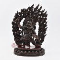 Hand Made Copper Alloy in Oxidation Finish 12.5" Vajrapani / Chanadorji Statue