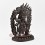 Hand Made Copper Alloy in Oxidation Finish 12.5" Vajrapani / Chanadorji Statue