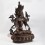 Hand Made Copper Alloy in Oxidation Finish19.75" White Tara / Dholkar Statue