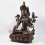 Hand Made Copper Alloy in Oxidation Finish19.75" White Tara / Dholkar Statue