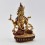 Hand Made Copper Alloy with Partly Gold Gilded and Face Painted 9" Prajnaparamita Statue