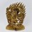  Hand Carved 24 Karat Gold Gilded Tibetan Buddhist Vajrakilaya Copper Statue 